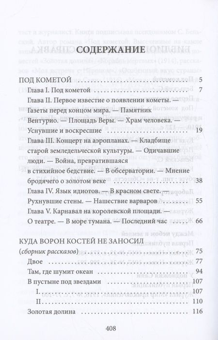 Фотография книги "Под кометой: роман"