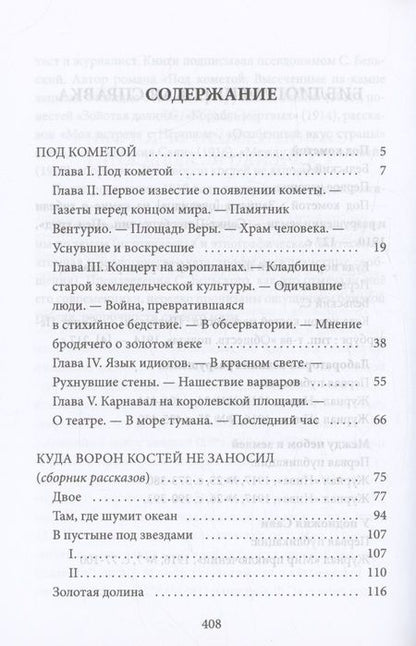 Фотография книги "Под кометой: роман"