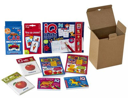 Фотография книги "Посылка. Мини-комплект IQ-игр для изучения английского языка. Уровень 1. Для детей от 4 до 7 лет"