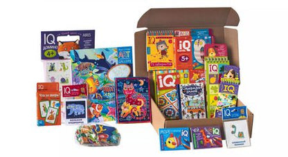 Фотография книги "Посылка От Деда Мороза. Для детей от 5 до 6 лет. Большой комплект IQ-игр для волшебного праздника"