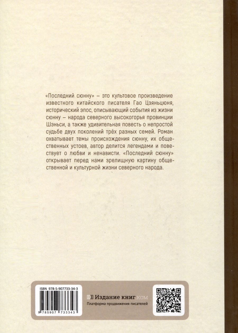 Обложка книги "Последний сюнну"