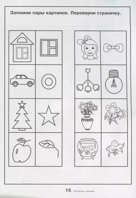 Фотография книги "Посмотри и запомни. Папка дошкольника. Материал для занятий на отдельных листах"