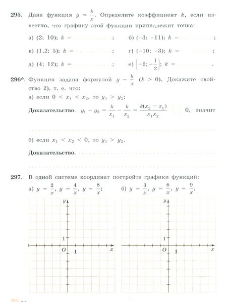 Фотография книги "Потапов, Шевкин: Алгебра. 8 класс. Рабочая тетрадь. Часть 2"