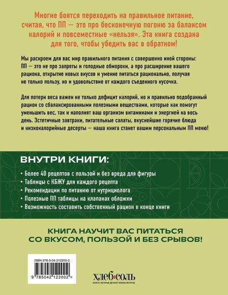 Фотография книги "ПП меню для похудения"