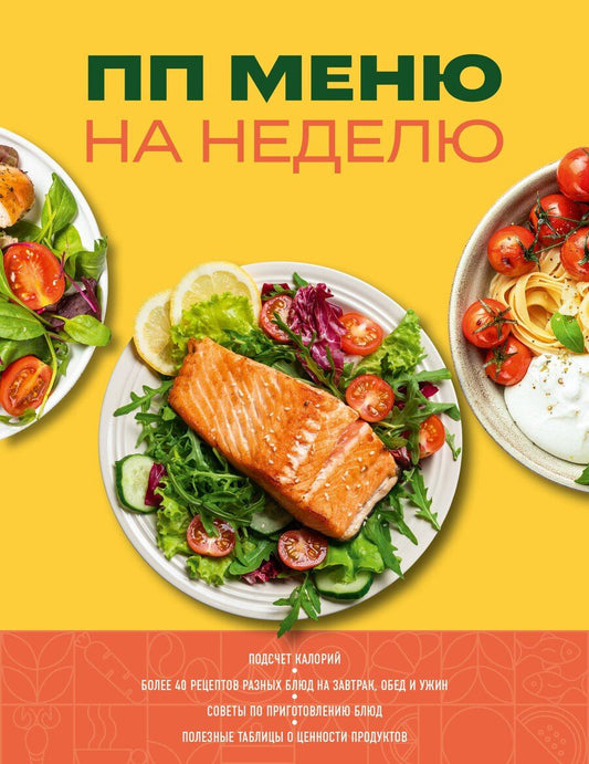 Обложка книги "ПП меню на неделю"