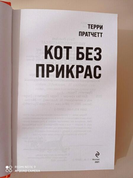 Фотография книги "Пратчетт: Кот без прикрас"