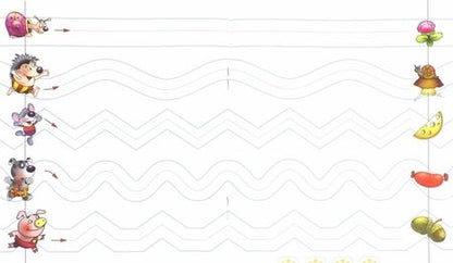 Фотография книги "Правильные линии. Готовим руку к письму. 3-5 лет"