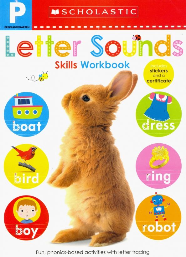 Обложка книги "Pre-K Skills Workbook. Letter Sounds"