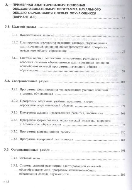 Фотография книги "Примерная адаптированная основная общеобразовательная программа начального общего образования слепых обучающихся"