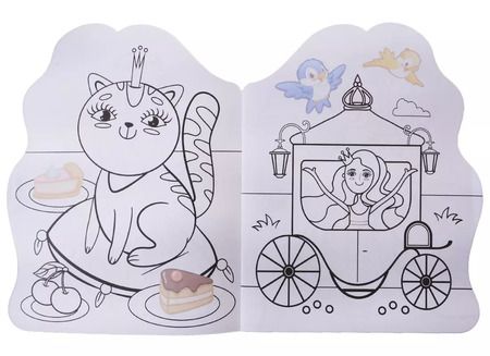 Фотография книги "Принцесса. Раскраска с наклейками!"