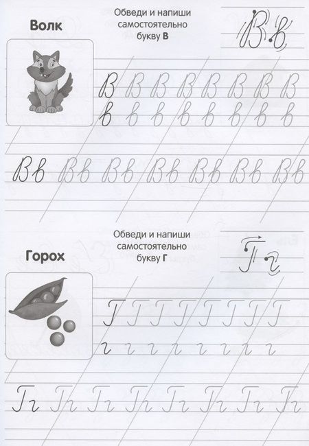 Фотография книги "Прописи первоклассника. Прописные буквы"