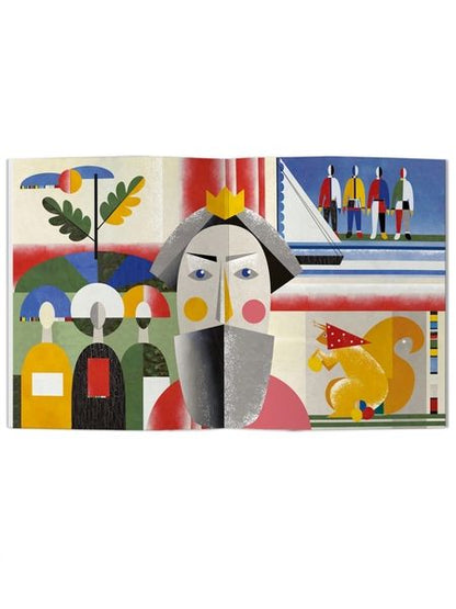 Фотография книги "Пушкин: Сказка о царе Салтане в стиле Казимира Малевича"