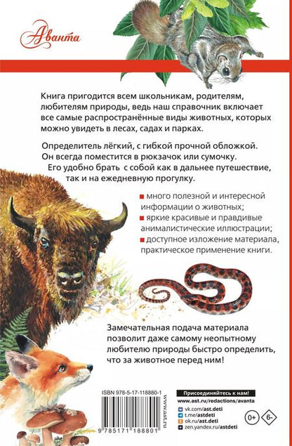 Фотография книги "Пётр Волцит: Животные России. Определитель"