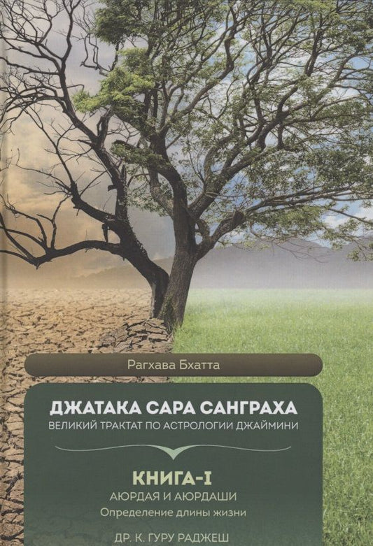 Обложка книги "Рагхава: Джатака Сара Санграха. Великий трактат по астрологии Джаймини. Книга 1 Аюрдая и Аюрдаши . Определение длины жизни"