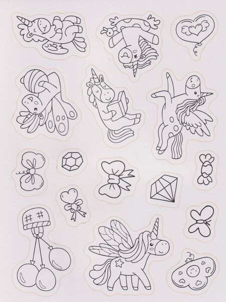 Фотография книги "Раскраска-стикербук. Для девочек"