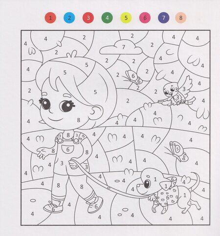 Фотография книги "Раскраска. 100 Картинок по номерам. В мире чудес"