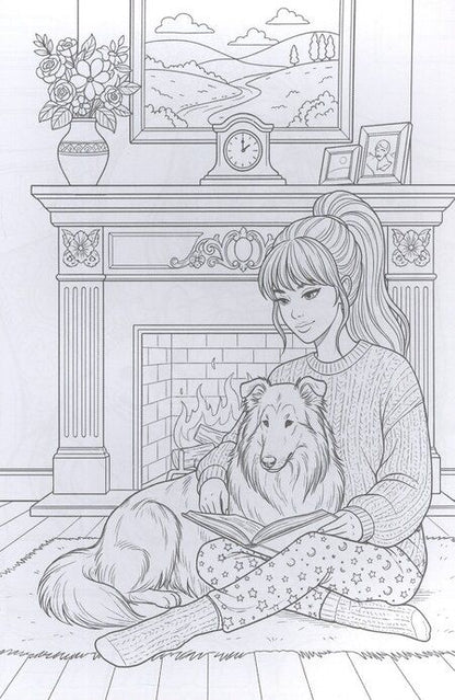 Фотография книги "Раскраска. Girls & Cats"