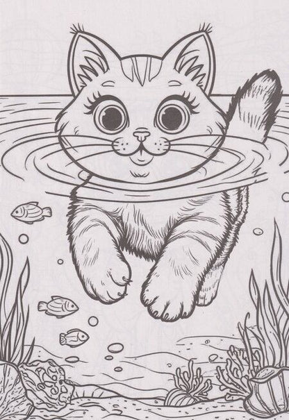 Фотография книги "Раскраска. Милые котики"