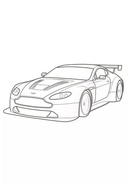 Фотография книги "Раскраска А4 Эконом. Гоночные автомобили"