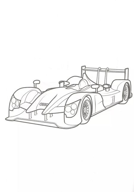 Фотография книги "Раскраска А4 Эконом. Гоночные автомобили"