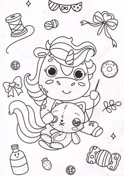 Фотография книги "РАСКРАСКА А4 эконом. МИР ЕДИНОРОГОВ"