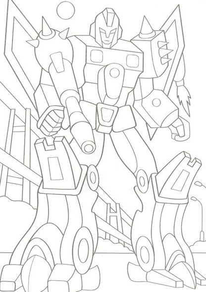 Фотография книги "Раскраска А4 Эконом. Роботы"