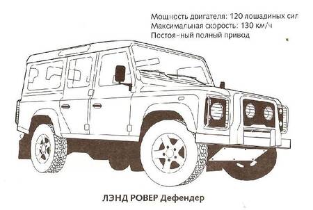 Фотография книги "Раскраска автомобили. Внедорожники"