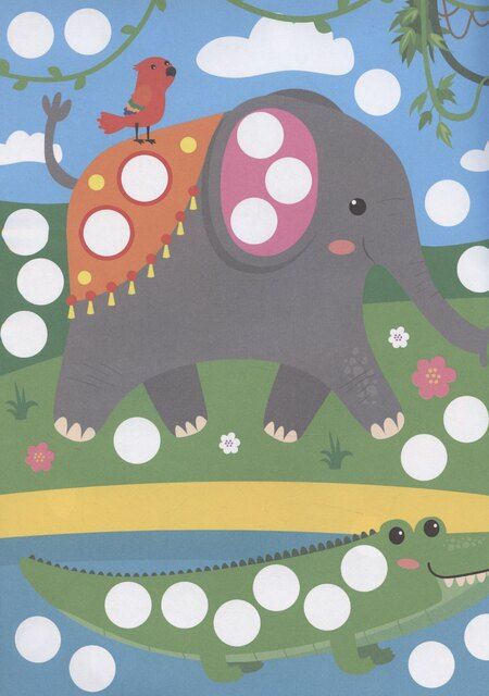 Фотография книги "Раскраска для больших маркеров. Для самых маленьких"
