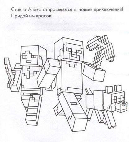 Фотография книги "Раскраска для детей "Майнкрафт""