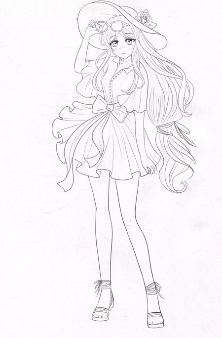 Фотография книги "РАСКРАСКА Fashion Аниме. Girl style"