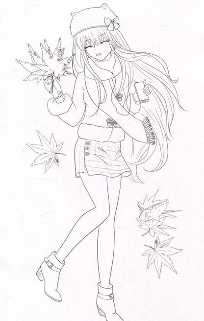 Фотография книги "РАСКРАСКА Fashion Аниме. Girl style"