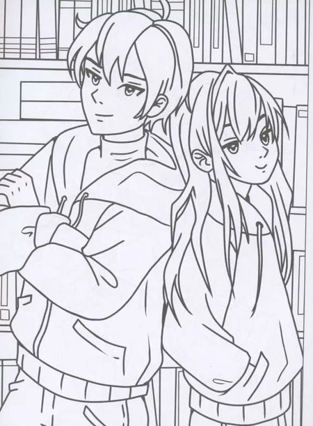 Фотография книги "Раскраска на спирали. Аниме"