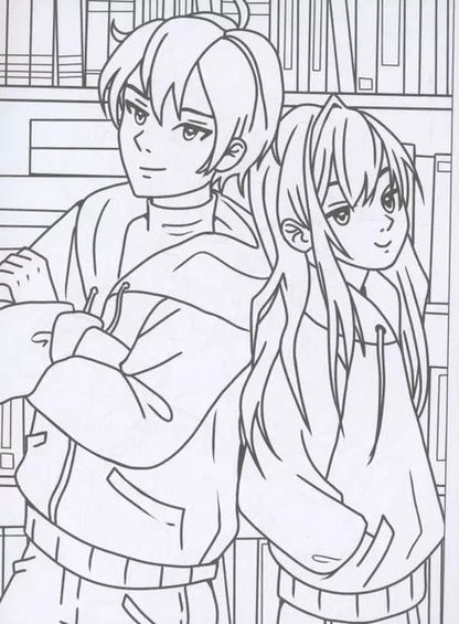 Фотография книги "Раскраска на спирали. Аниме"