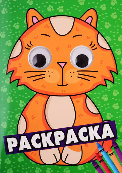 Обложка книги "Раскраска с глазками. Кот"