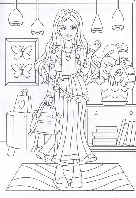 Фотография книги "Раскраска с солнечными очками. Будь в тренде"