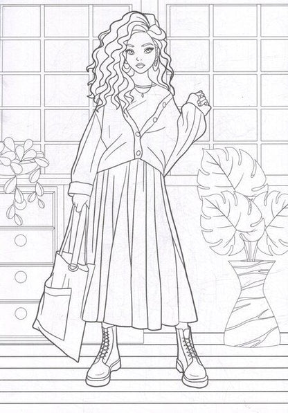 Фотография книги "Раскраска с солнечными очками. Создай свой стиль"