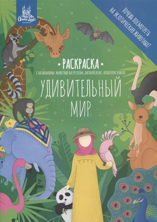 Обложка книги "Раскраска "Удивительный мир""