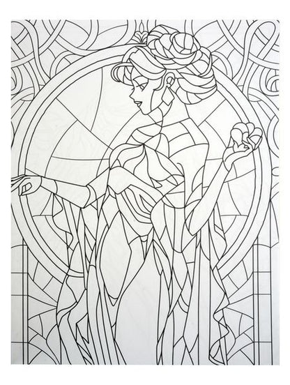 Фотография книги "РАСКРАСКА ВИТРАЖИ. БОГИНИ СВЕТА"