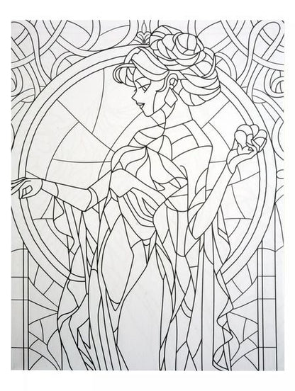 Фотография книги "РАСКРАСКА ВИТРАЖИ. БОГИНИ СВЕТА"