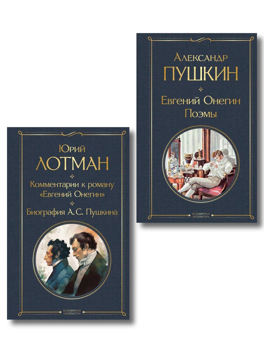 Обложка книги "Расшифрованный Евгений Онегин (набор из 2 книг: Евгений Онегин, Комментарии к роману «Евгений Онегин». Биография А. С. Пушкина)"