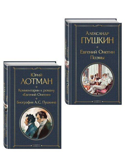 Фотография книги "Расшифрованный Евгений Онегин (набор из 2 книг: Евгений Онегин, Комментарии к роману «Евгений Онегин». Биография А. С. Пушкина)"