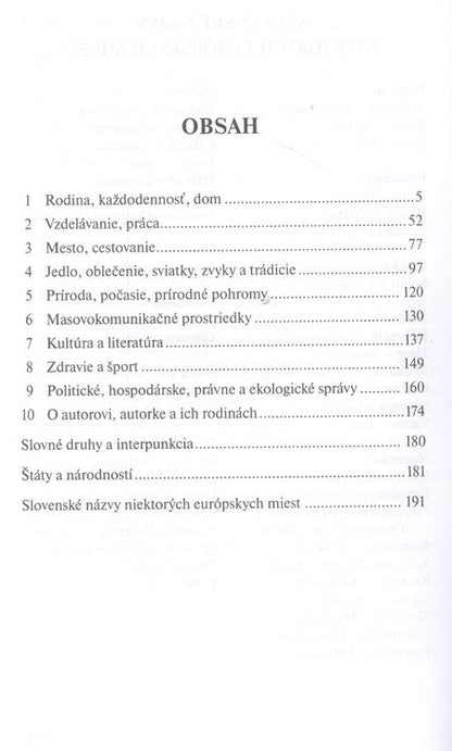Фотография книги "Разговорные темы по словацкому языку. А2-В2. Учебное пособие"
