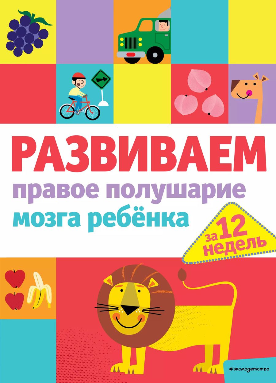 Обложка книги "Развиваем правое полушарие мозга ребенка за 12 недель"
