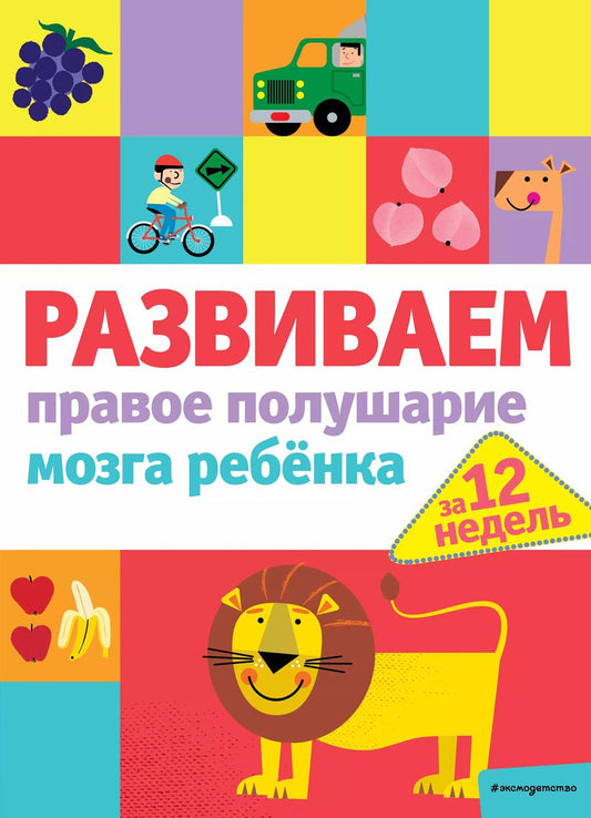 Обложка книги "Развиваем правое полушарие мозга ребенка за 12 недель"