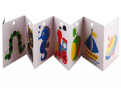 Фотография книги "Развиваем зрение от 0 до 6 месяцев. Книжка-раскладушка с картинками"