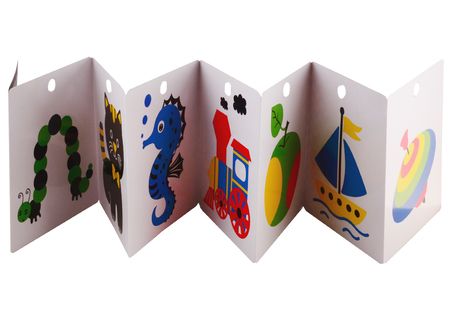 Фотография книги "Развиваем зрение от 0 до 6 месяцев. Книжка-раскладушка с картинками"