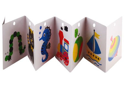 Фотография книги "Развиваем зрение от 0 до 6 месяцев. Книжка-раскладушка с картинками"