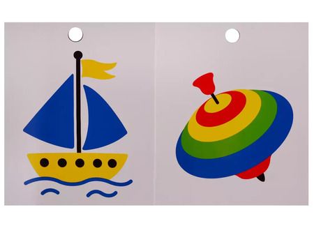 Фотография книги "Развиваем зрение от 0 до 6 месяцев. Книжка-раскладушка с картинками"