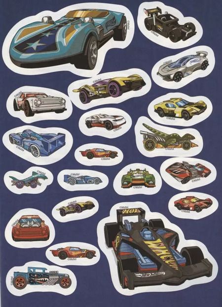 Фотография книги "Развивающая книжка с многоразовыми наклейками № МН 2001 "Hot Wheels. Самые  крутые трассы""