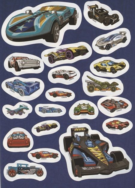 Фотография книги "Развивающая книжка с многоразовыми наклейками № МН 2001 "Hot Wheels. Самые  крутые трассы""